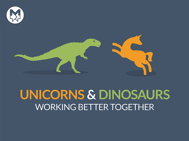 Unicorns and Dinosaurs Cover Slide